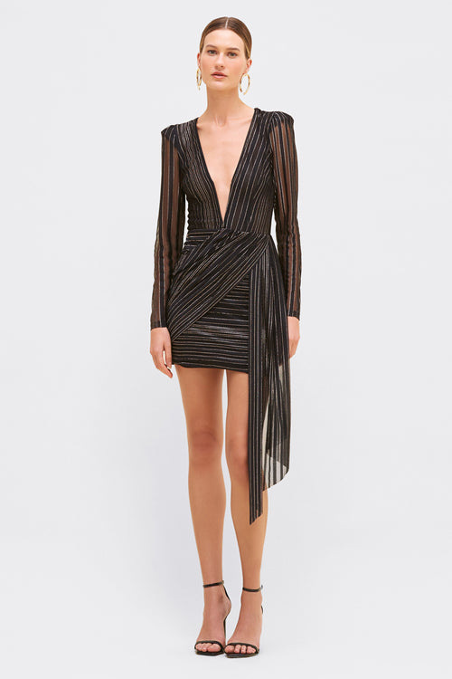 PRISM LUREX MINI DRESS