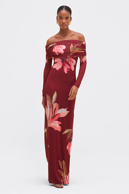 Patbo Delicata Tulle Maxi Dress Patbo Delicata Tulle Maxi Dress