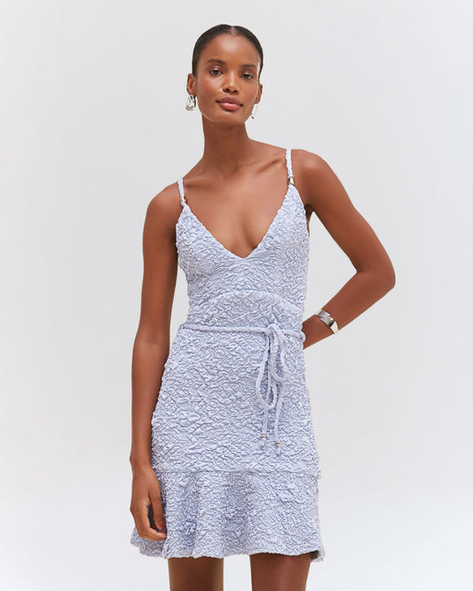 PAPILLON JACQUARD MINI DRESS