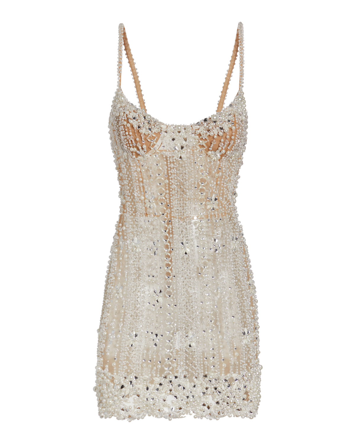 Pearl-Beaded Cocktail Dress (FINAL SALE)