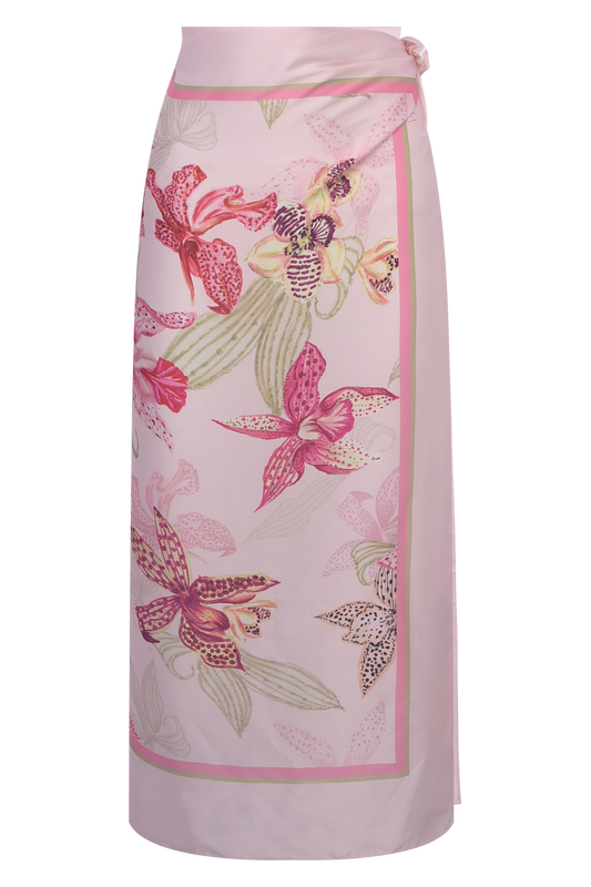 ORCHID BLOOM SCARF PINK