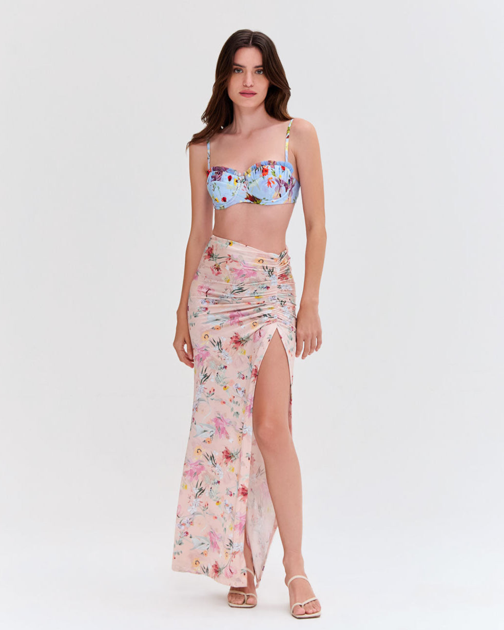 Lily Flower Beach Skirt