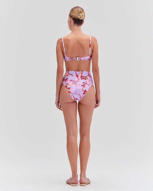 Floral Haze High Leg Bikini Bottom (EXCLUSIVE)