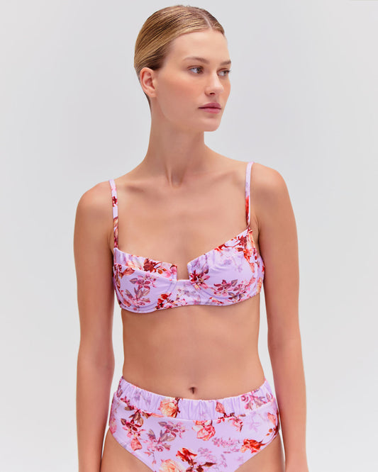 Floral Haze Underwire Bikini Top (EXCLUSIVE)