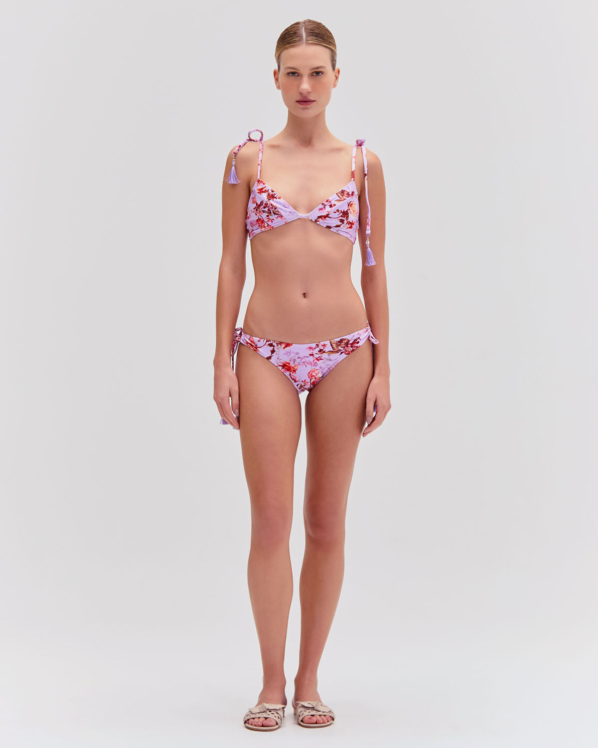Floral Haze String Bikini Bottom