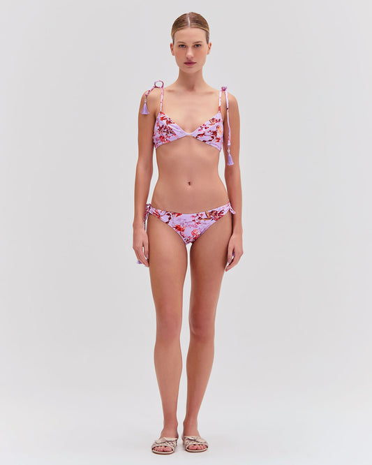 Floral Haze String Bikini Bottom