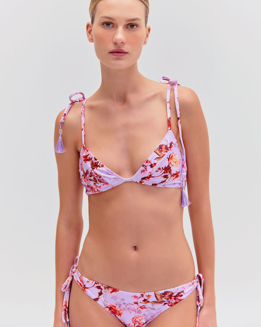 Floral Haze String Bikini Bottom