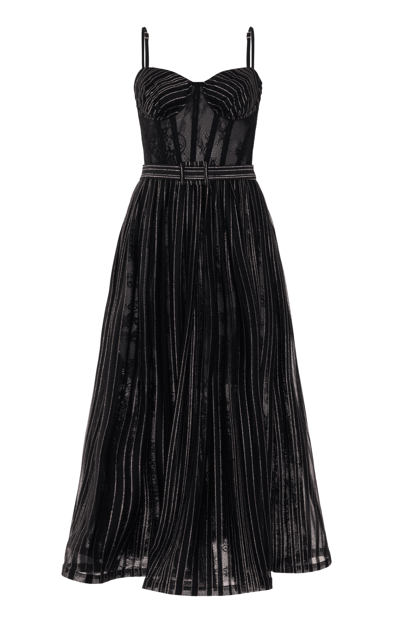 PRISM LUREX MIDI DRESS