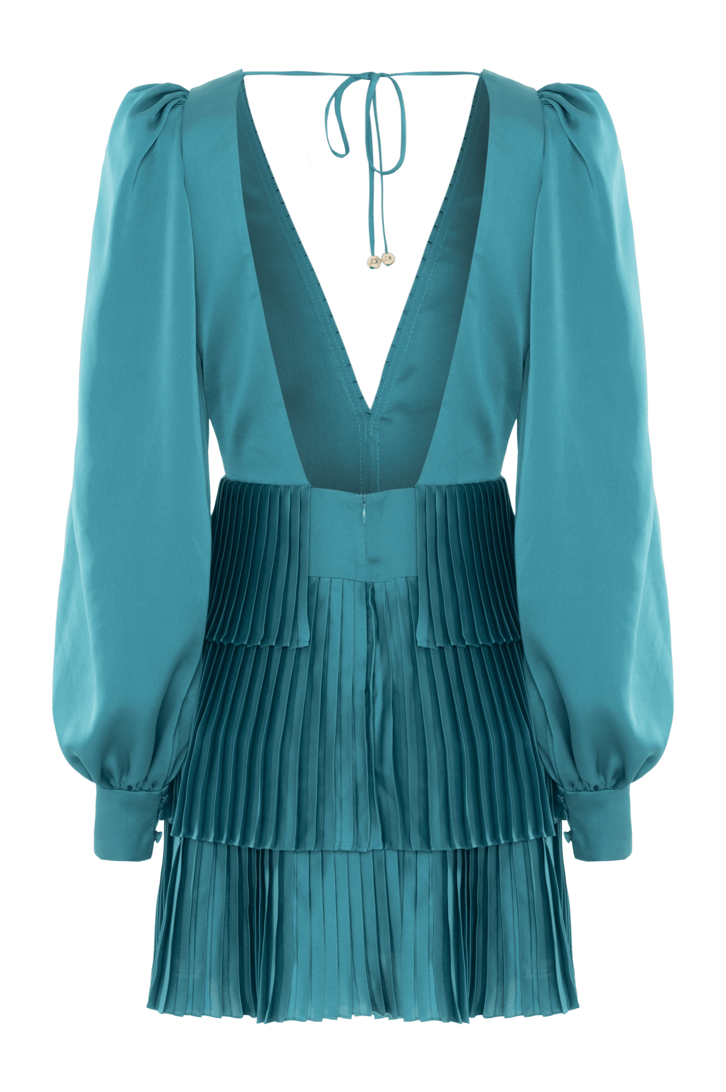 DREAM SATIN PLUNGE MINI DRESS