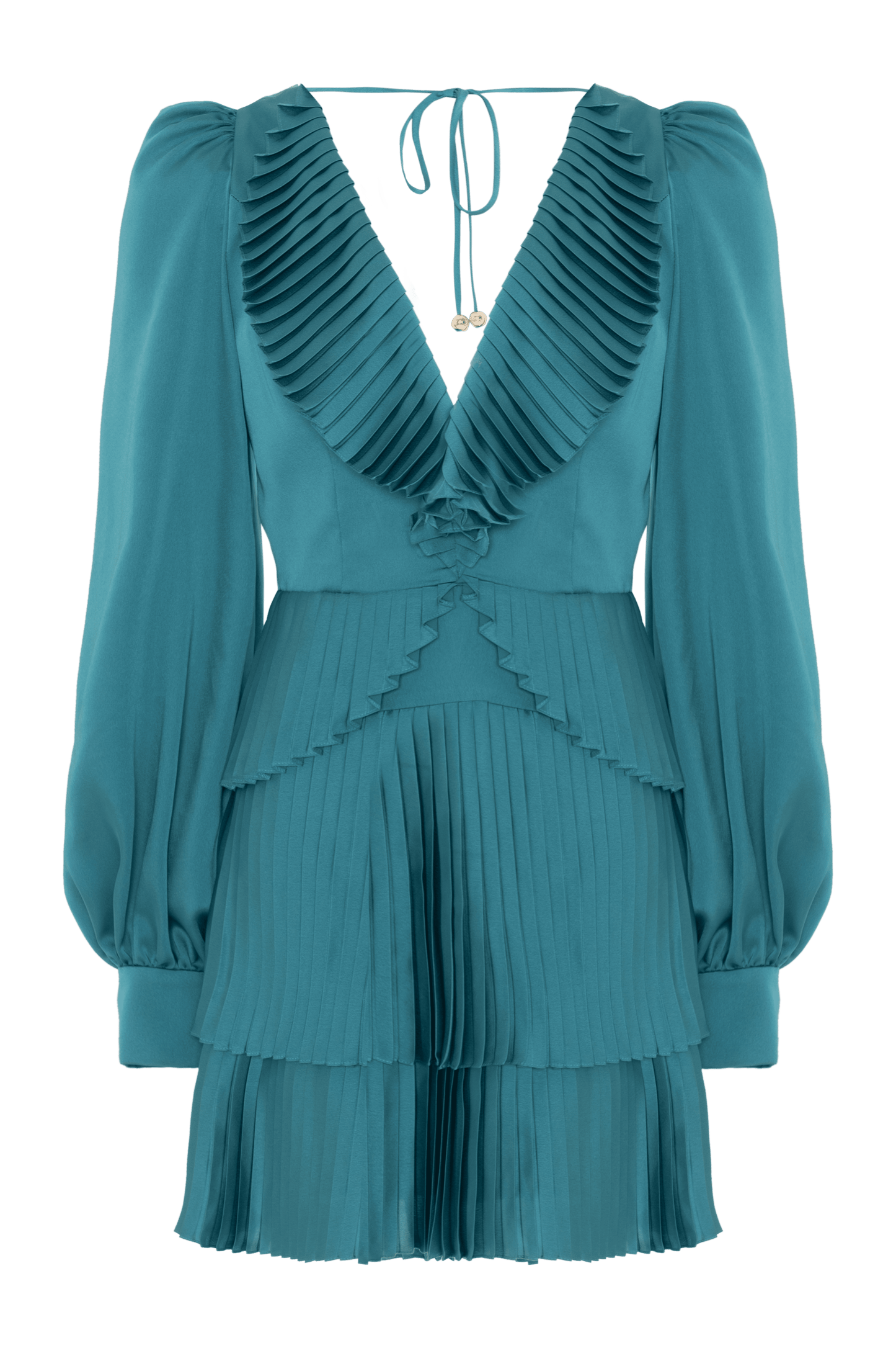 DREAM SATIN PLUNGE MINI DRESS