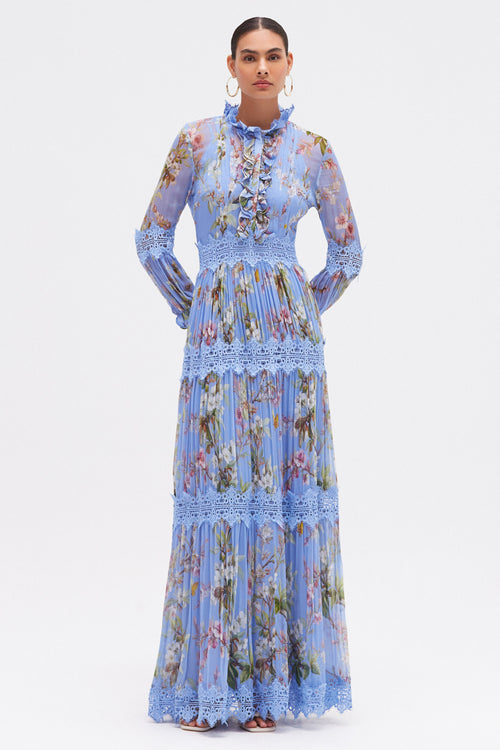 DELICATA FLUTTER MAXI DRESS – PatBO