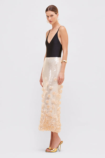 SEQUIN MIDI SKIRT (RUNWAY) – PatBO