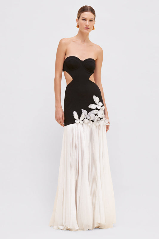 STRAPLESS MAXI DRESS (RUNWAY)