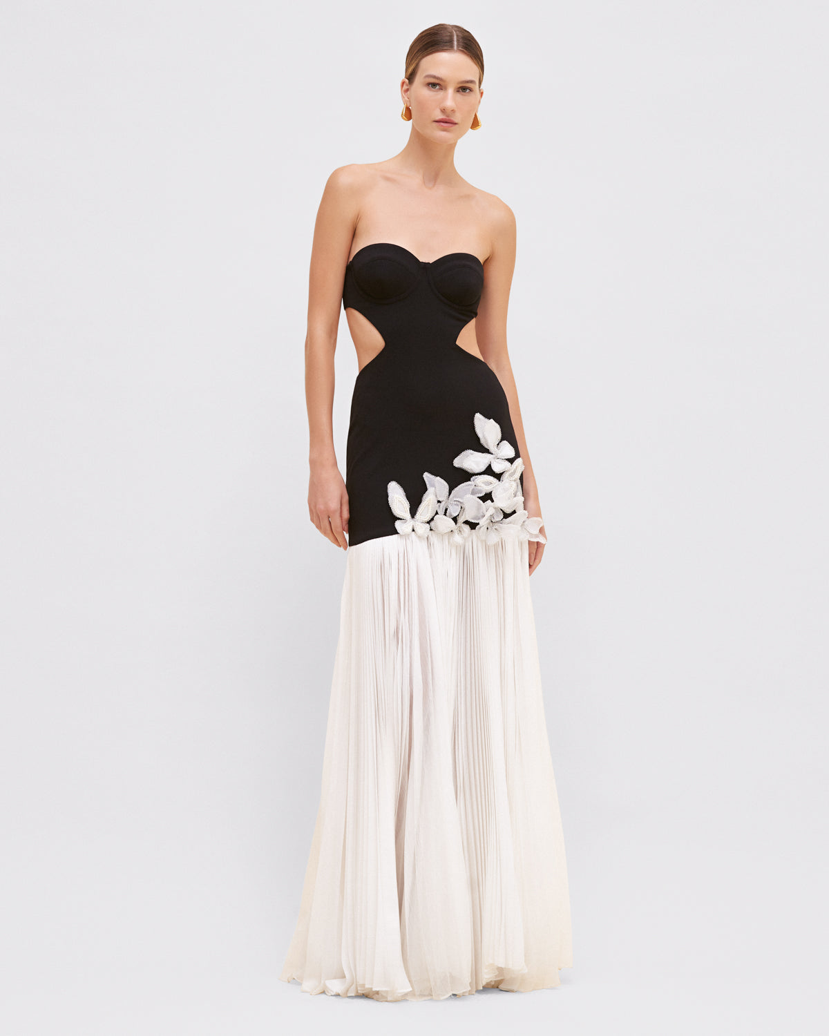 STRAPLESS MAXI DRESS (RUNWAY)
