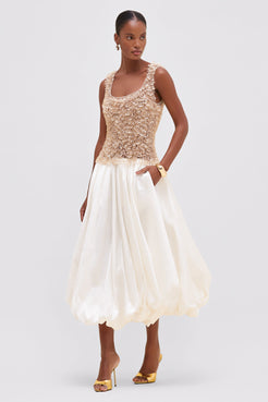 TAFETA MIDI DRESS (RUNWAY)