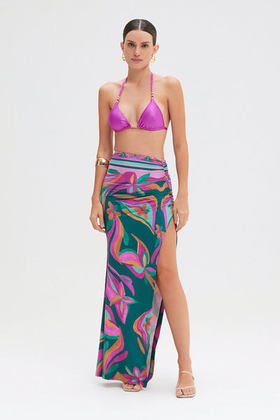 Jacquard Fit-and-Flare Skirt | Banana Republic