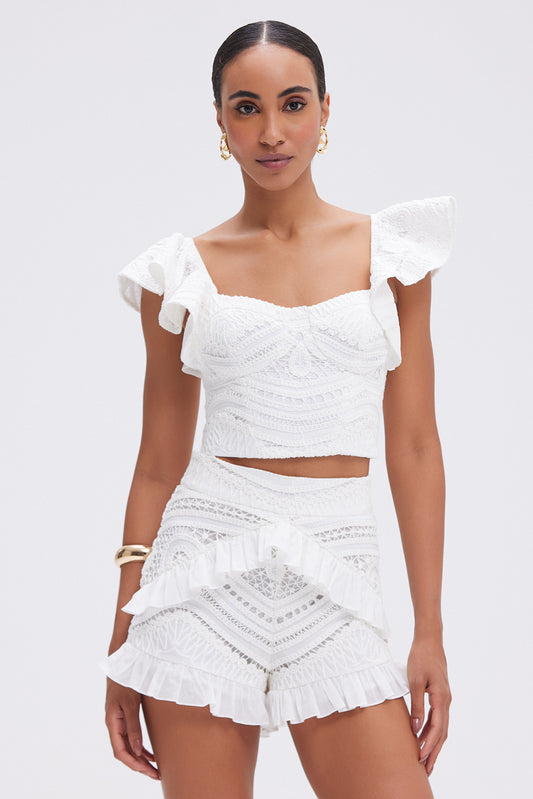 RHYTHMIC LACE SHORT