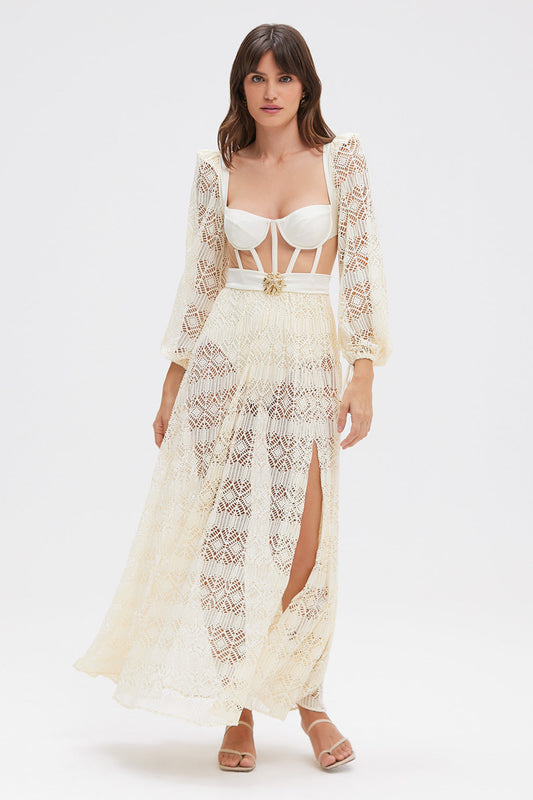 BUSTIER BEACH DRESS