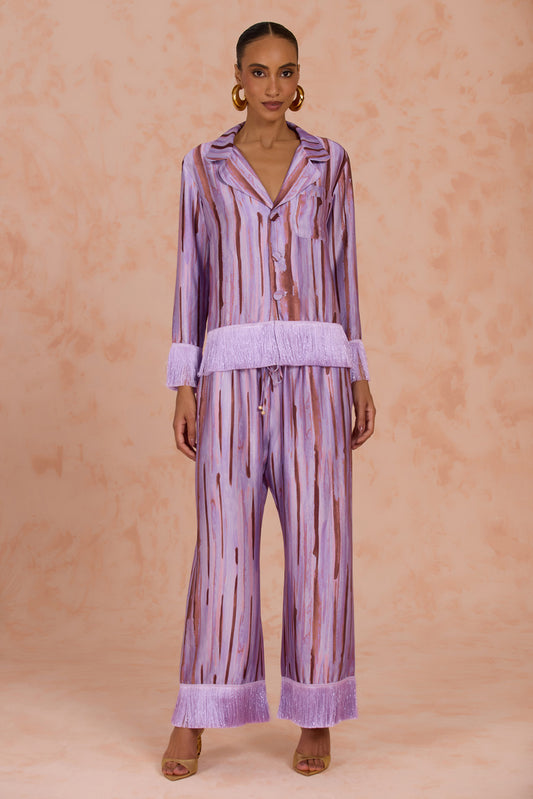 WATERCOLOR STRIPES PAJAMA