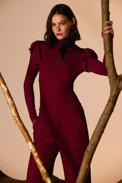 GRACE KNIT LONG SLEEVE BODYSUIT