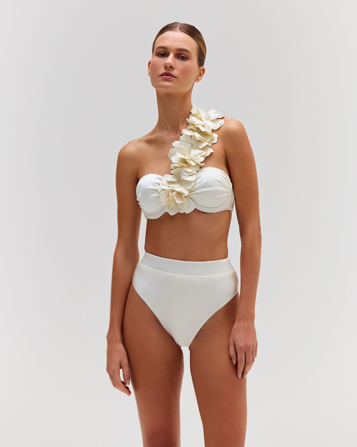 Flower Applique Bikini Top  (EXCLUSIVE)