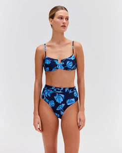 Nightflower High Cut Bikini Bottom