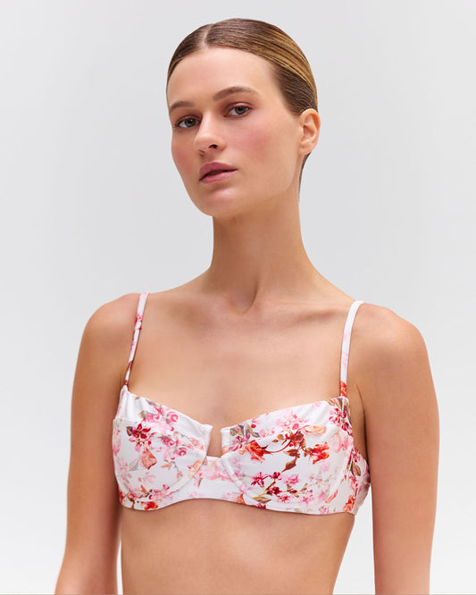 Floral Haze Underwire Bikini Top (EXCLUSIVE)