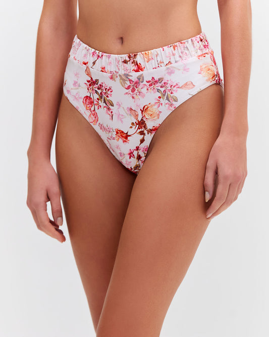 Floral Haze High Leg Bikini Bottom (EXCLUSIVE)