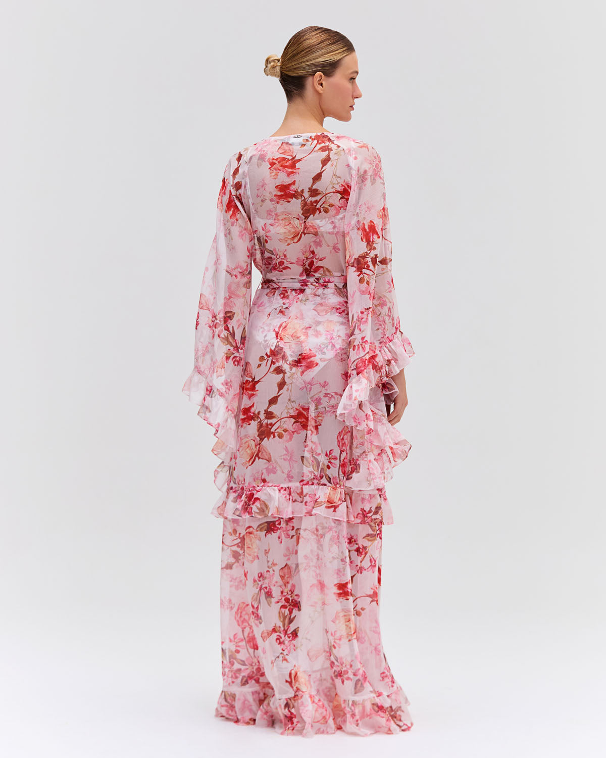 Floral Haze Maxi Robe (EXCLUSIVE)