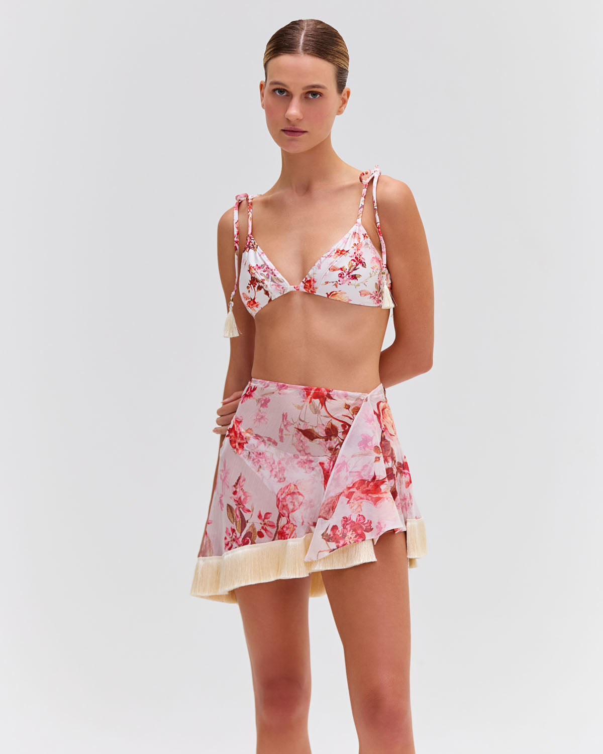 Floral Haze Mini Sarong (EXCLUSIVE)