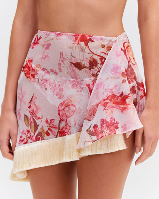 Floral Haze Mini Sarong (EXCLUSIVE)