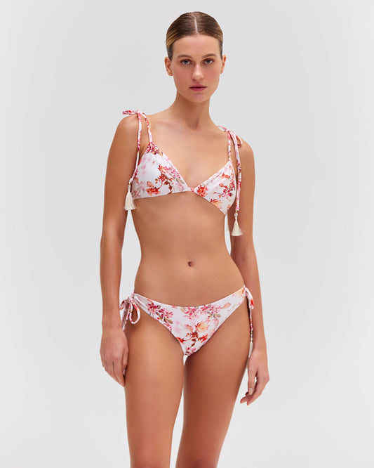 Floral Haze String Bikini Top