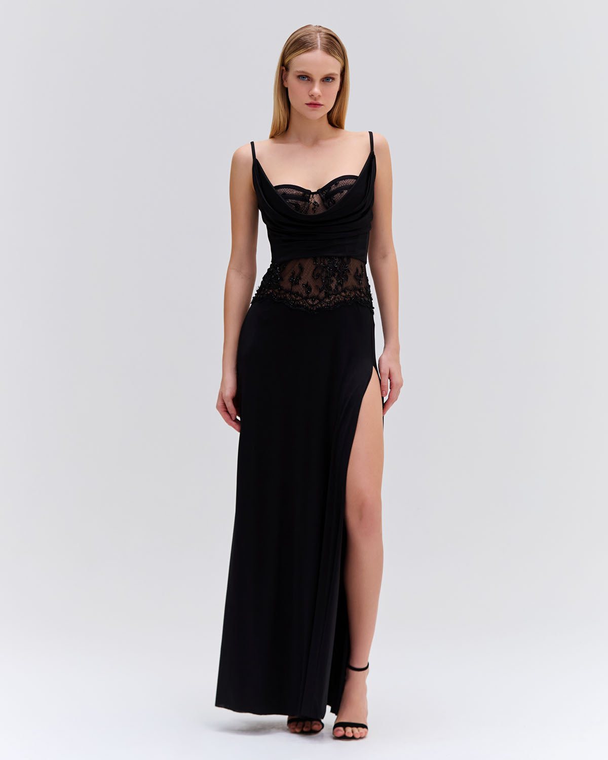 Moonlight Lace Maxi Dress