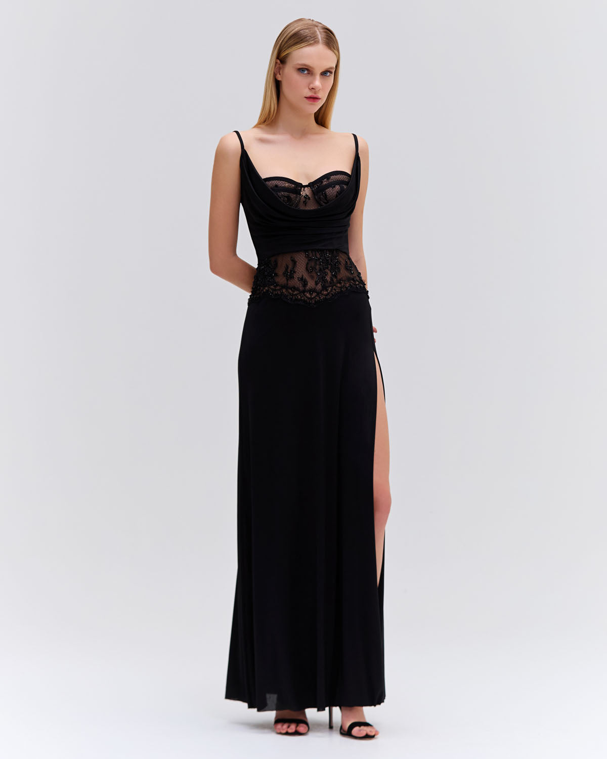 Moonlight Lace Maxi Dress