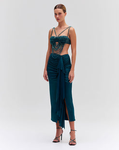 Hand-Beaded Bralette