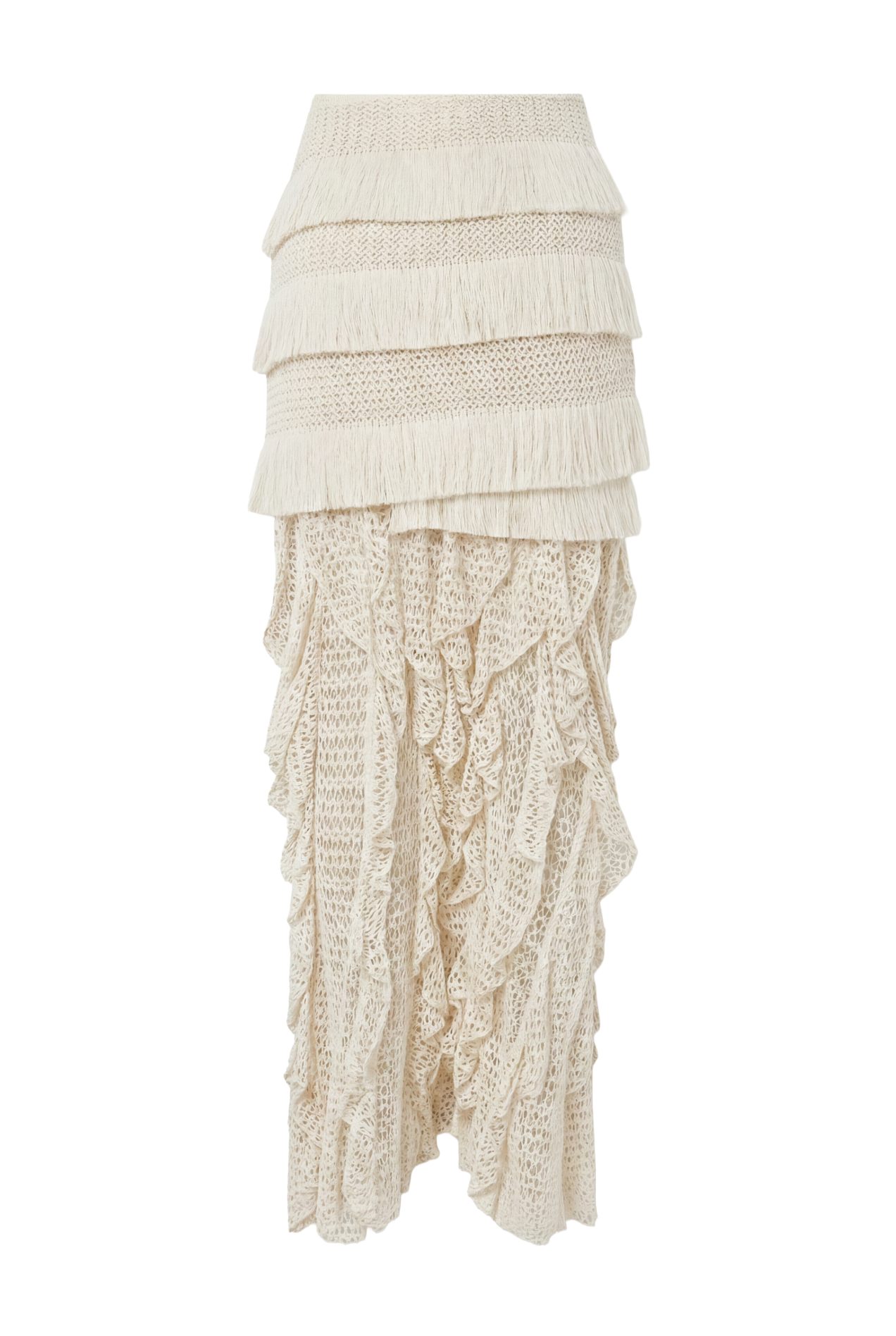 AYLA FRINGE MAXI SKIRT