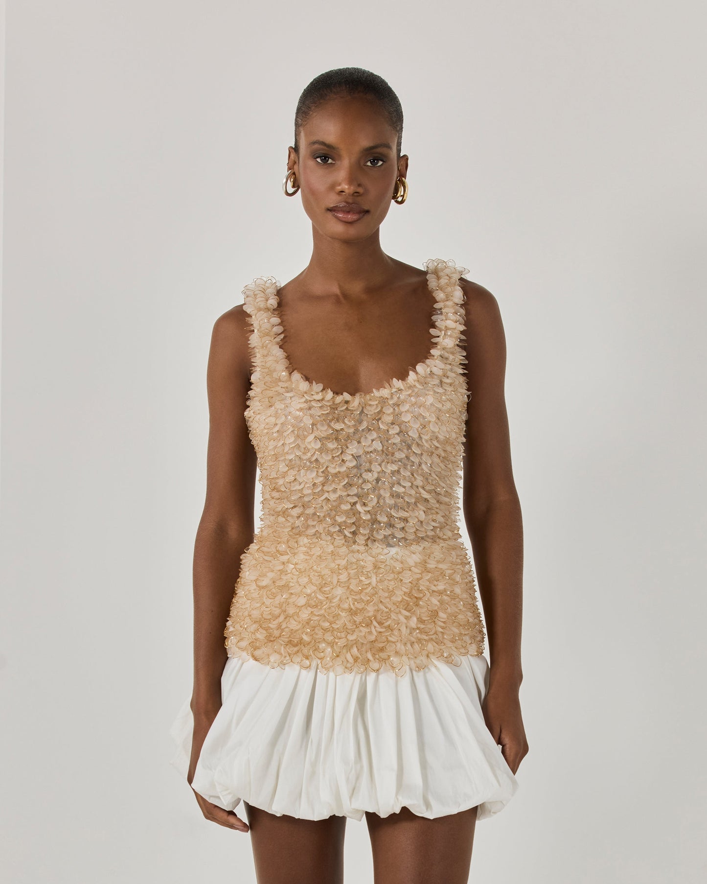 TAFETA MINI SKIRT (RUNWAY)