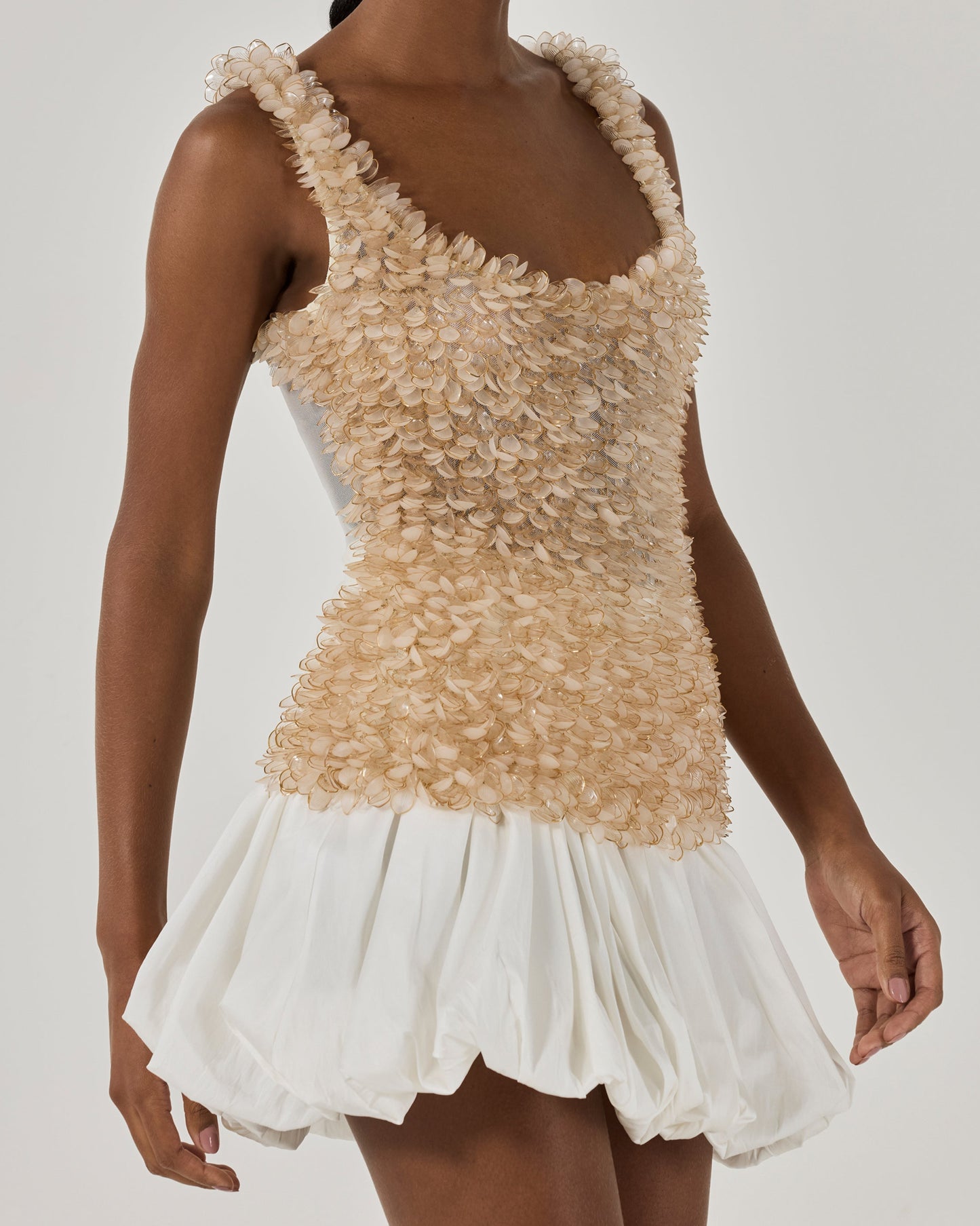 TAFETA MINI SKIRT (RUNWAY)