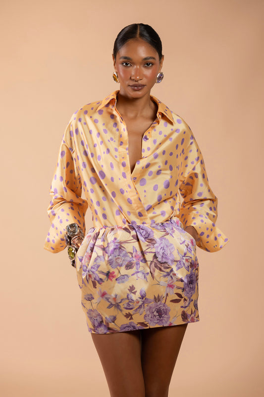 PEONY DOTS TOP (RUNWAY)