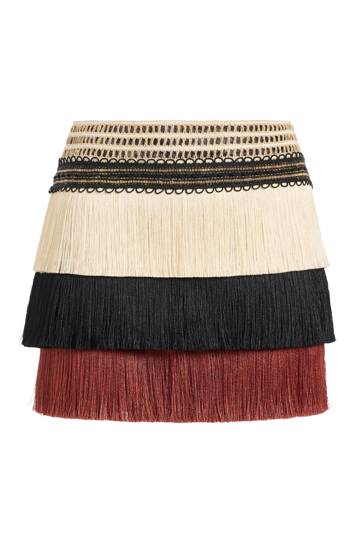 RITA FRINGE MINI SKIRT