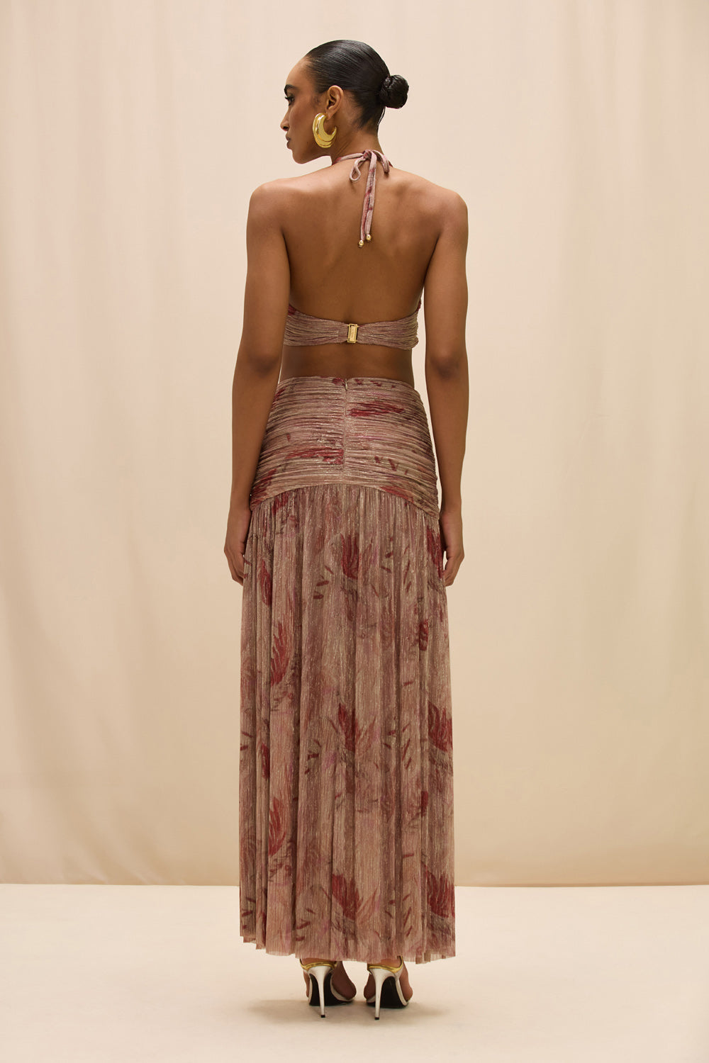 FEATHERS MAXI SKIRT