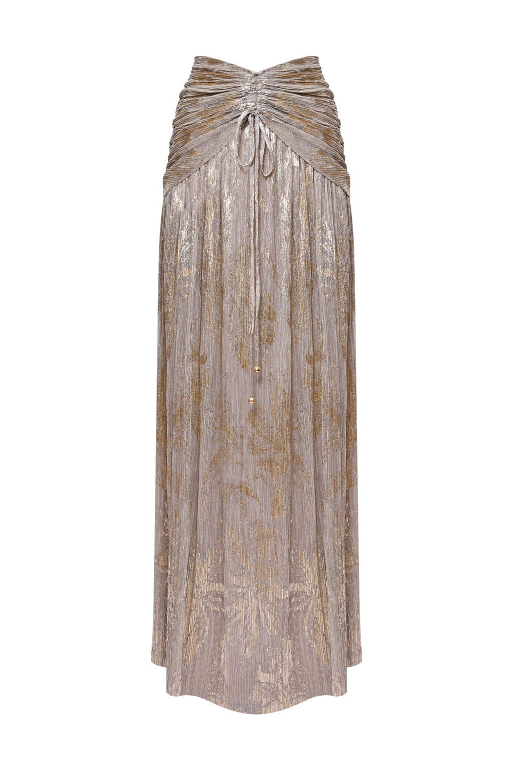 GOLDEN DUST LUREX MAXI SKIRT