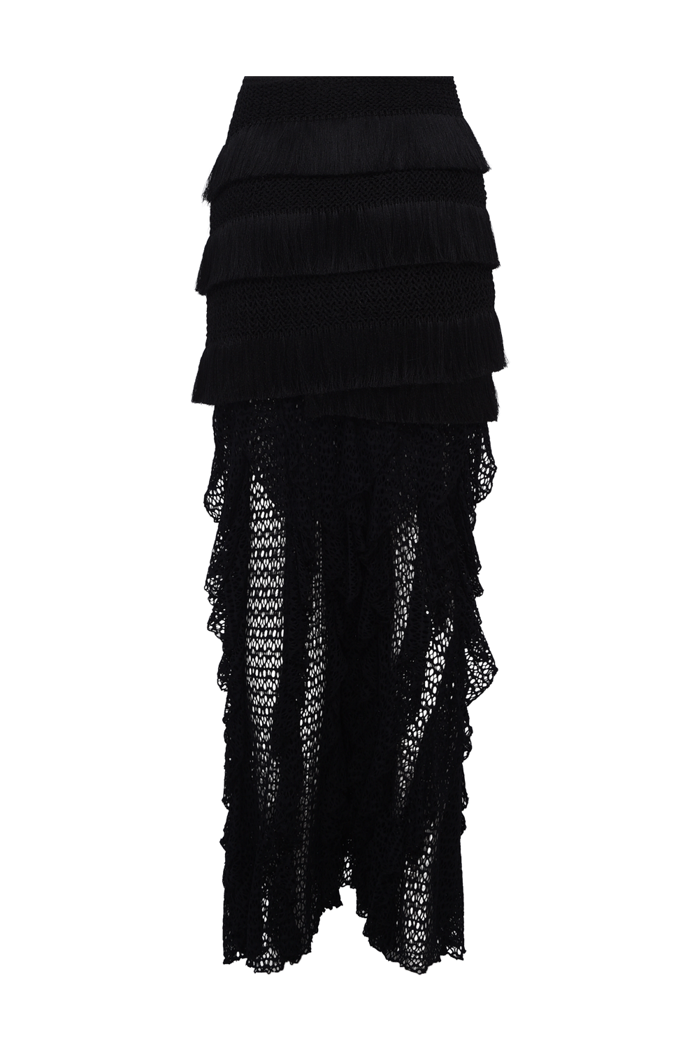 AYLA FRINGE MAXI SKIRT
