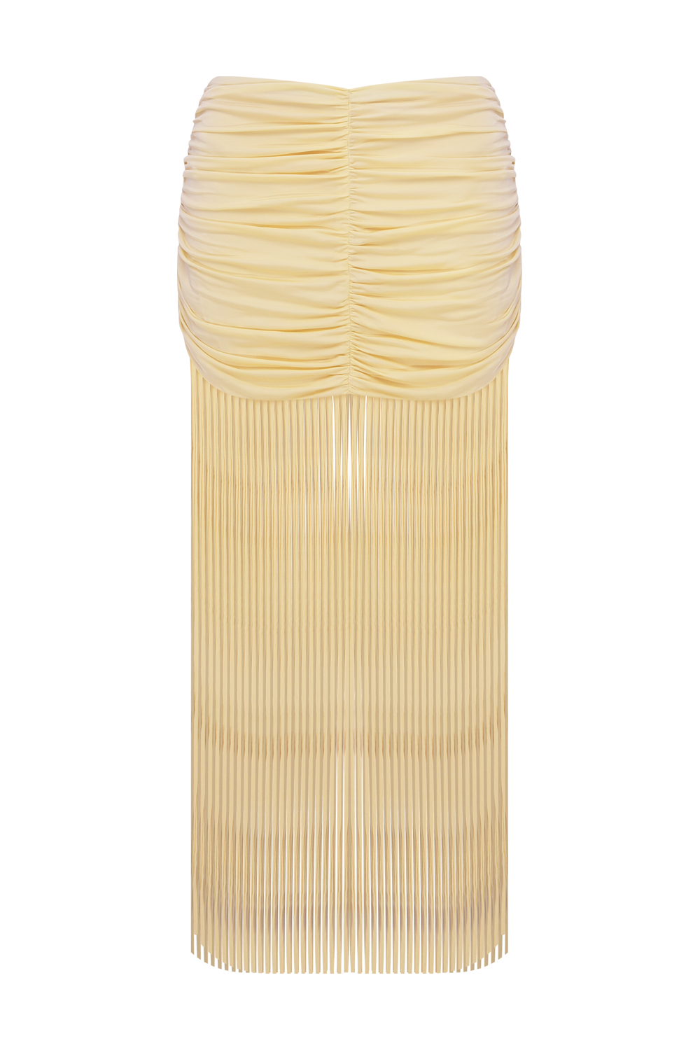 LYRIA JERSEY FRINGE MAXI SKIRT