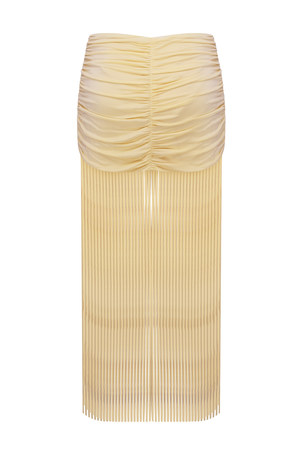 LYRIA JERSEY FRINGE MAXI SKIRT