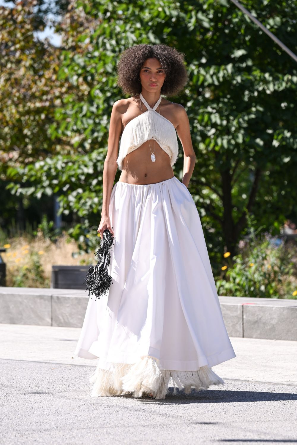 ALBA TAFETA SKIRT (RUNWAY)