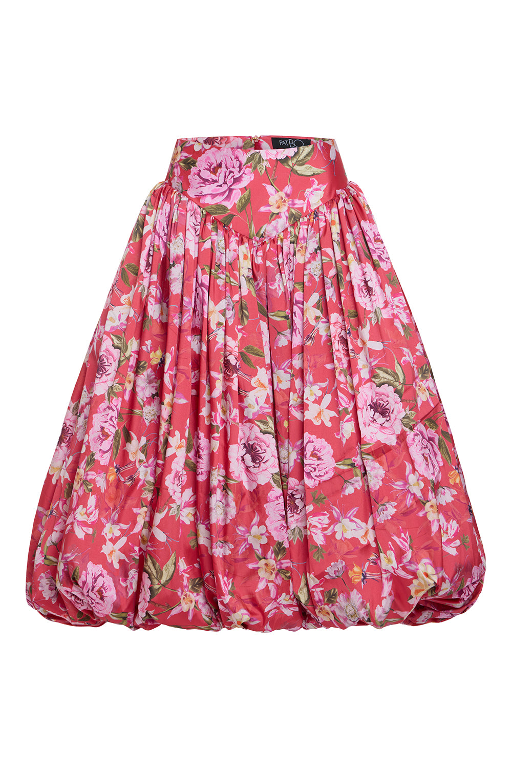 PEONY DOTS MIDI SKIRT (RUNWAY)