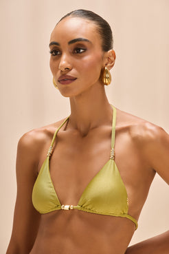 JADE LYCRA LACE BIKINI TOP