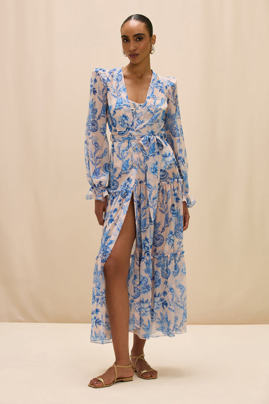 EDEN ROCK SEASHELL LONG ROBE