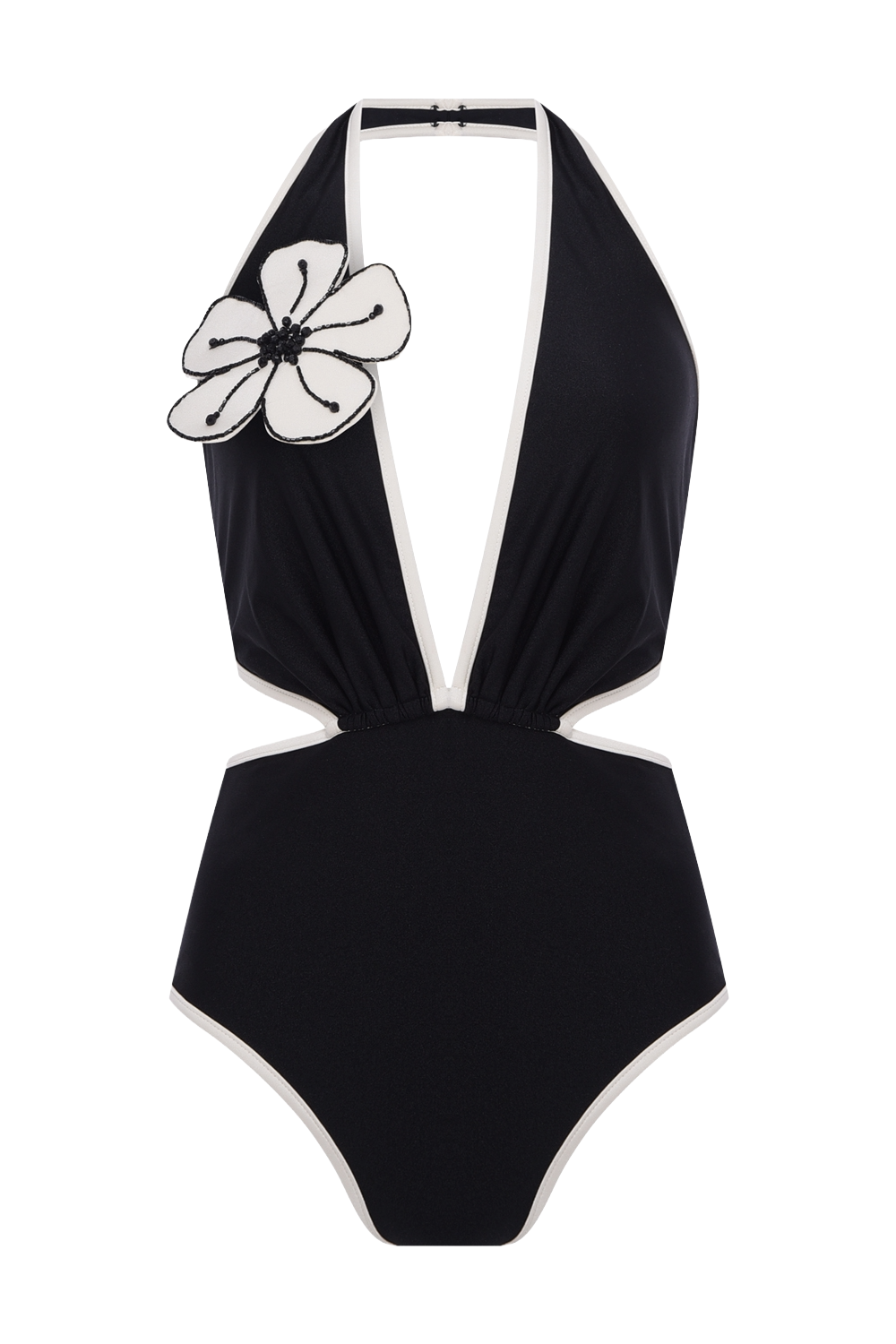 MIDNIGHT BLOOM FLOWER BODYSUIT